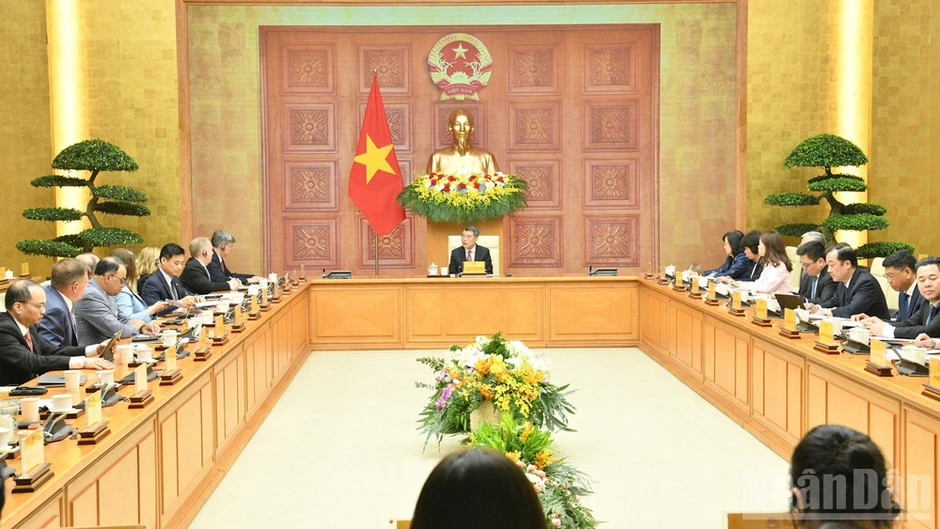 Tạo thuận lợi nhất cho các doanh nghiệp Hoa Kỳ mở rộng kinh doanh, đầu tư thành công tại Việt Nam Tạo thuận lợi nhất cho các doanh nghiệp Hoa Kỳ mở rộng kinh doanh, đầu tư thành công tại Việt Nam