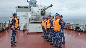 Tàu 016-Quang Trung đến Vịnh Jervis, sẵn sàng tham gia diễn tập Hải quân đa phương (Kakadu 2026)
