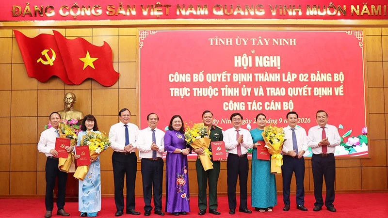 Tây Ninh thành lập 2 Đảng bộ quan trọng Tây Ninh thành lập 2 Đảng bộ quan trọng