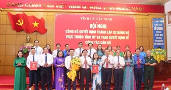 Tây Ninh thành lập 2 Đảng bộ quan trọng