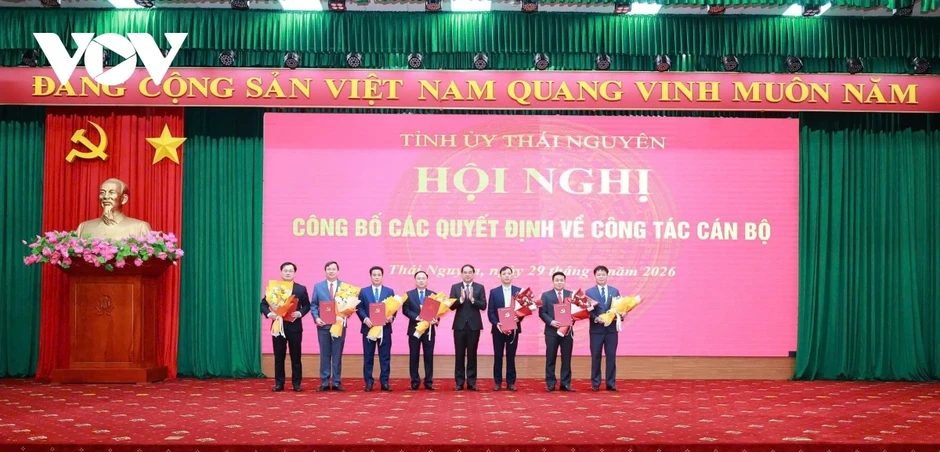 Thái Nguyên kiện toàn bộ máy, điều động 39 cán bộ chủ chốt Thái Nguyên kiện toàn bộ máy, điều động 39 cán bộ chủ chốt