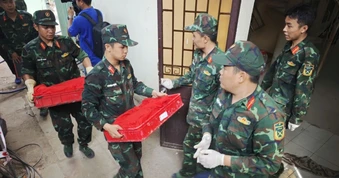 Thăm dò rãnh mộ mới ở Công viên Lê Thị Riêng, phát hiện 4 bộ hài cốt