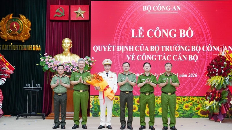 Thanh Hóa có tân Giám đốc Công an tỉnh Thanh Hóa có tân Giám đốc Công an tỉnh