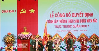 Thành lập các trường thiếu sinh quân miền Bắc, miền Trung trực thuộc 2 quân khu