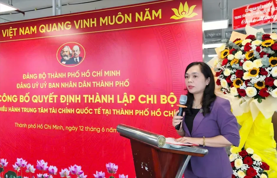 Thành lập Chi bộ cơ sở Cơ quan điều hành Trung tâm Tài chính quốc tế tại TPHCM Thành lập Chi bộ cơ sở Cơ quan điều hành Trung tâm Tài chính quốc tế tại TPHCM