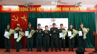 Thành lập Chi bộ Đảng Đơn vị Cảnh sát gìn giữ hòa bình Liên hợp quốc số 1 Bộ Công an