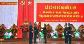 Thành lập Trung tâm huấn luyện phương tiện không người lái tại Trường Sĩ quan Không quân