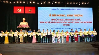 Thành phố Hồ Chí Minh tôn vinh tập thể, cá nhân học tập và làm theo Bác Hồ