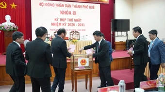 Thành phố Huế bầu kiện toàn các chức danh chủ chốt