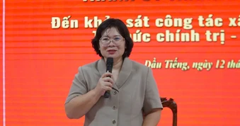 Thành ủy TPHCM khảo sát công tác Đảng tại Công ty Cao su Dầu Tiếng