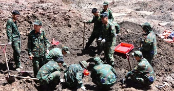 Thêm 10 bộ hài cốt liệt sĩ được tìm thấy ở Công viên Lê Thị Riêng