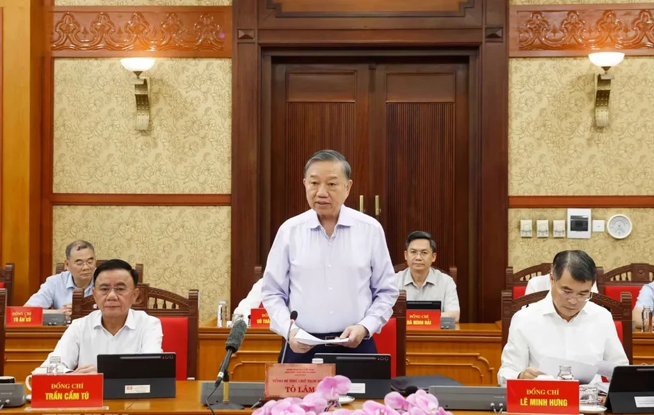 Thông báo Kết luận của Tổng Bí thư, Chủ tịch nước Tô Lâm tại Phiên họp Ban Chỉ đạo Trung ương thực hiện Nghị quyết 57