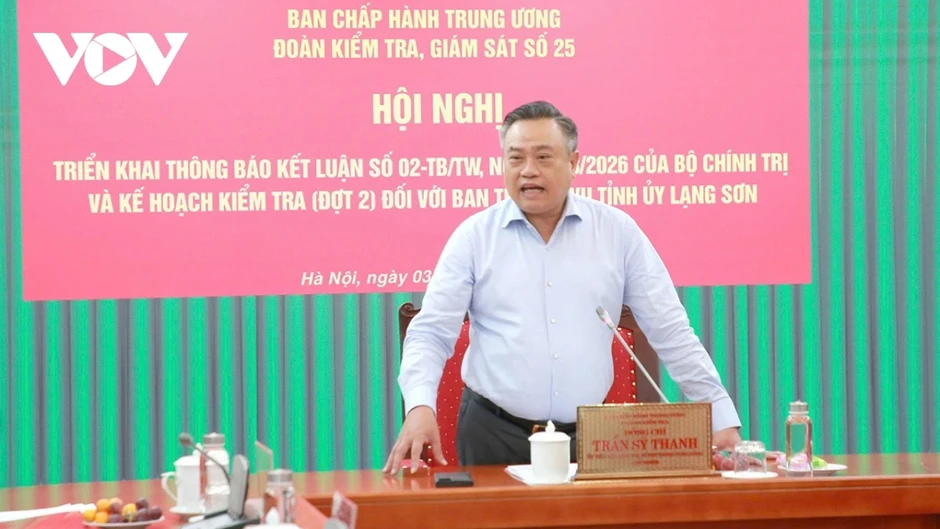Thông báo Kết luận kiểm tra, giám sát với Ban Thường vụ Tỉnh uỷ Lạng Sơn Thông báo Kết luận kiểm tra, giám sát với Ban Thường vụ Tỉnh uỷ Lạng Sơn