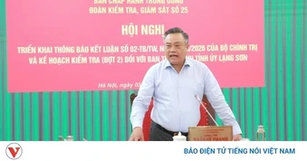Thông báo Kết luận kiểm tra, giám sát với Ban Thường vụ Tỉnh uỷ Lạng Sơn