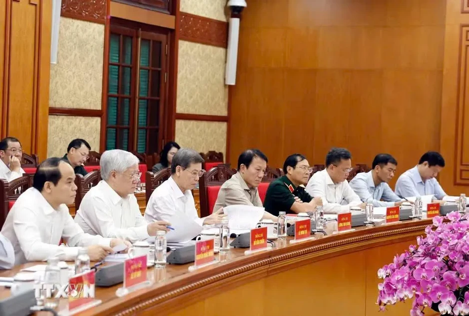 Thông cáo báo chí về cuộc làm việc của Tổng Bí thư, Chủ tịch nước Tô Lâm với Ban Thường vụ Đảng ủy Thanh tra Chính phủ Thông cáo báo chí về cuộc làm việc của Tổng Bí thư, Chủ tịch nước Tô Lâm với Ban Thường vụ Đảng ủy Thanh tra Chính phủ