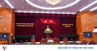 Thông cáo báo chí về ngày làm việc thứ ba Hội nghị Trung ương 3 khóa XIV