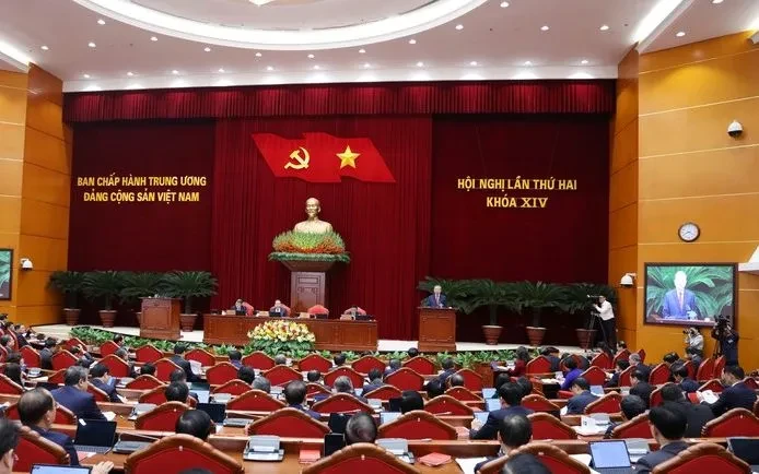 Thông cáo báo chí về ngày làm việc thứ hai Hội nghị Trung ương 2 khoá XIV Thông cáo báo chí về ngày làm việc thứ hai Hội nghị Trung ương 2 khoá XIV