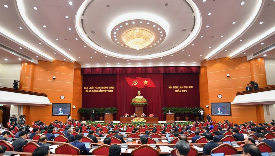Thông cáo báo chí về ngày làm việc thứ hai Hội nghị Trung ương 2 Thông cáo báo chí về ngày làm việc thứ hai Hội nghị Trung ương 2