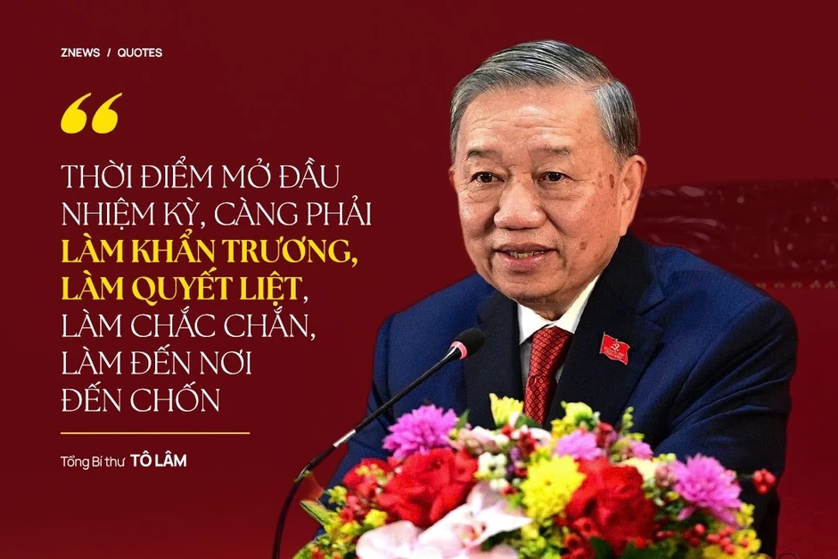 Thông điệp của Tổng Bí thư Tô Lâm sau khi tái đắc cử Thông điệp của Tổng Bí thư Tô Lâm sau khi tái đắc cử