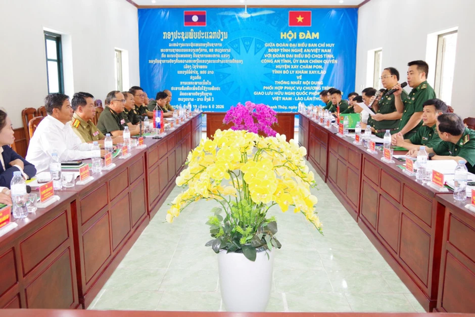 Thống nhất công tác chuẩn bị Giao lưu hữu nghị Quốc phòng biên giới Việt Nam-Lào lần thứ III Thống nhất công tác chuẩn bị Giao lưu hữu nghị Quốc phòng biên giới Việt Nam-Lào lần thứ III