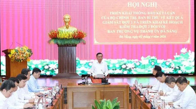 Thông qua Báo cáo kết quả giám sát Đợt 1 với Ban Thường vụ Thành ủy Đà Nẵng Thông qua Báo cáo kết quả giám sát Đợt 1 với Ban Thường vụ Thành ủy Đà Nẵng