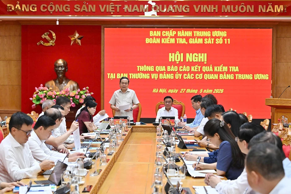 Thông qua báo cáo kết quả kiểm tra đối với Ban Thường vụ Đảng ủy các cơ quan Đảng Trung ương