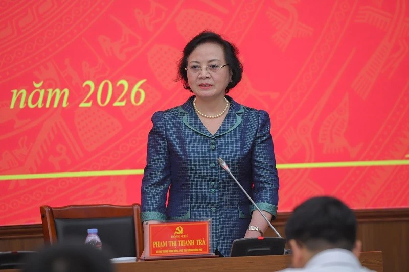 Thông qua dự thảo báo cáo kết quả kiểm tra (đợt 2) của Bộ Chính trị, Ban Bí thư đối với Ban Thường vụ Tỉnh ủy Điện Biên
