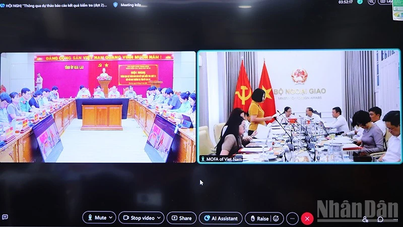 Thông qua dự thảo báo cáo kết quả kiểm tra (đợt 2) đối với Ban Thường vụ Tỉnh ủy Gia Lai Thông qua dự thảo báo cáo kết quả kiểm tra (đợt 2) đối với Ban Thường vụ Tỉnh ủy Gia Lai