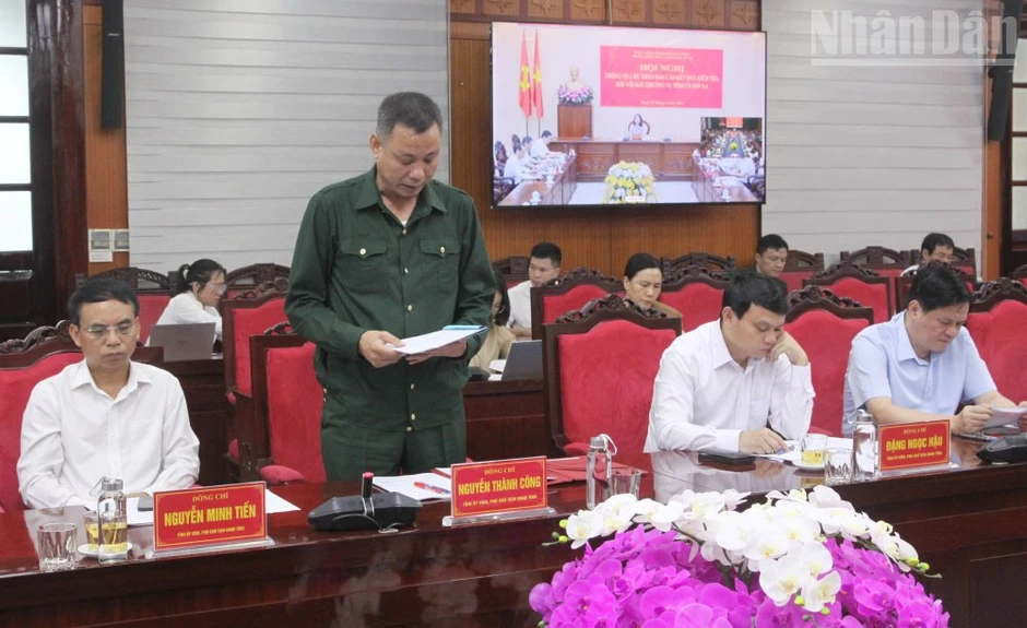 Thông qua dự thảo báo cáo kết quả kiểm tra đợt 2 đối với Ban Thường vụ Tỉnh ủy Sơn La Thông qua dự thảo báo cáo kết quả kiểm tra đợt 2 đối với Ban Thường vụ Tỉnh ủy Sơn La