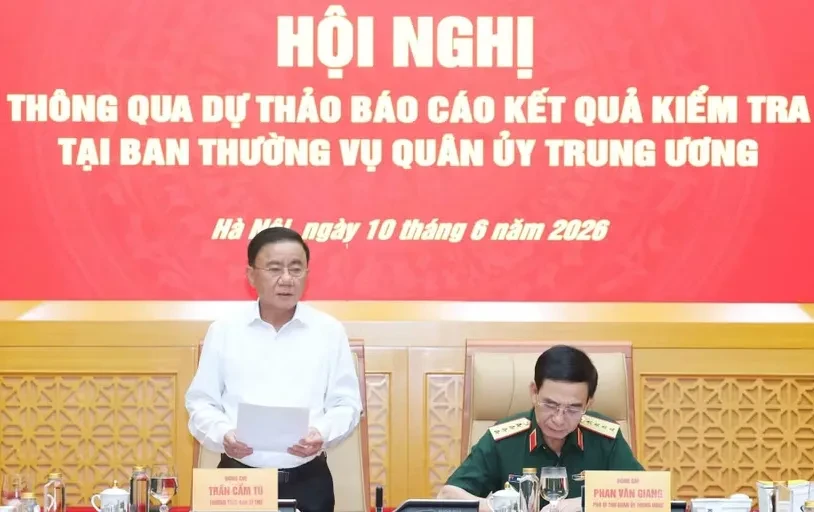 Thông qua dự thảo báo cáo kết quả kiểm tra tại Ban Thường vụ Quân ủy Trung ương Thông qua dự thảo báo cáo kết quả kiểm tra tại Ban Thường vụ Quân ủy Trung ương