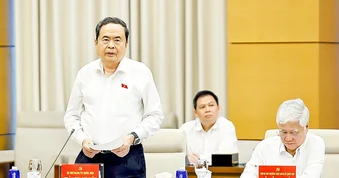 Thông qua dự thảo kết quả kiểm tra, giám sát đợt 3 đối với Ban Thường vụ Đảng ủy Quốc hội