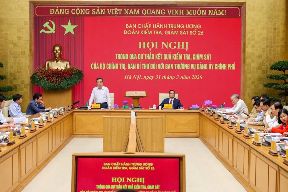 Thông qua dự thảo kết quả kiểm tra, giám sát với Ban Thường vụ Đảng uỷ Chính phủ Thông qua dự thảo kết quả kiểm tra, giám sát với Ban Thường vụ Đảng uỷ Chính phủ