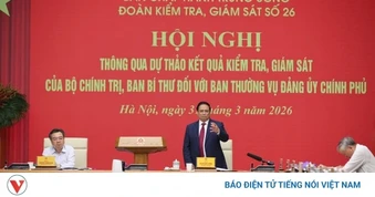 Thông qua dự thảo kết quả kiểm tra, giám sát với Ban Thường vụ Đảng uỷ Chính phủ
