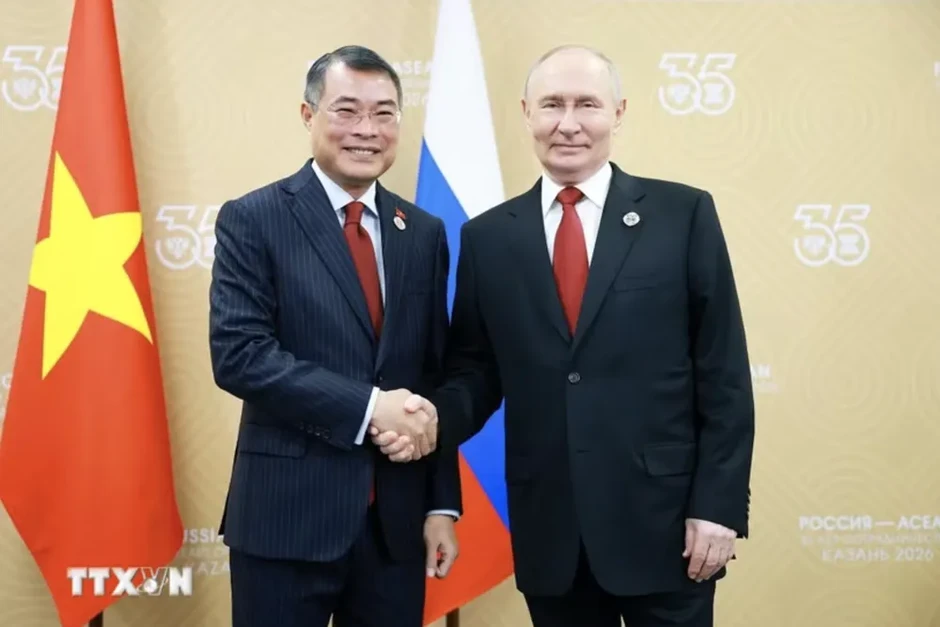 Thủ tướng Chính phủ Lê Minh Hưng hội kiến Tổng thống Nga Vladimir Putin Thủ tướng Chính phủ Lê Minh Hưng hội kiến Tổng thống Nga Vladimir Putin