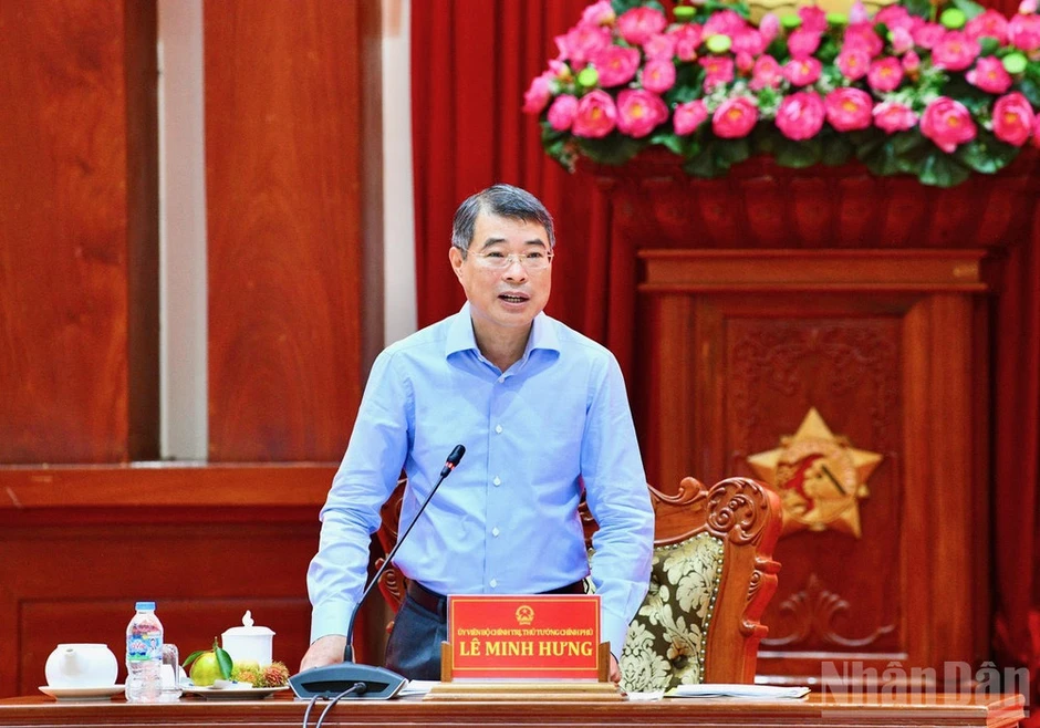 Thủ tướng Chính phủ Lê Minh Hưng làm việc với Ban Thường vụ Tỉnh ủy Đồng Tháp Thủ tướng Chính phủ Lê Minh Hưng làm việc với Ban Thường vụ Tỉnh ủy Đồng Tháp