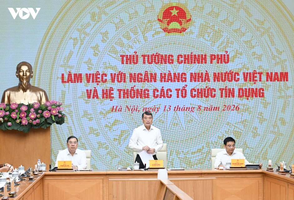 Thủ tướng Chính phủ Lê Minh Hưng làm việc với Ngân hàng Nhà nước Việt Nam Thủ tướng Chính phủ Lê Minh Hưng làm việc với Ngân hàng Nhà nước Việt Nam