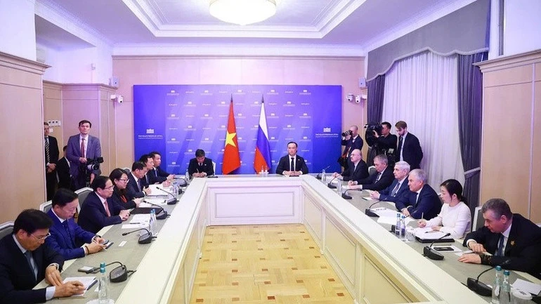 Thủ tướng Chính phủ Phạm Minh Chính gặp Chủ tịch Duma Quốc gia Nga Vyacheslav Volodin Thủ tướng Chính phủ Phạm Minh Chính gặp Chủ tịch Duma Quốc gia Nga Vyacheslav Volodin