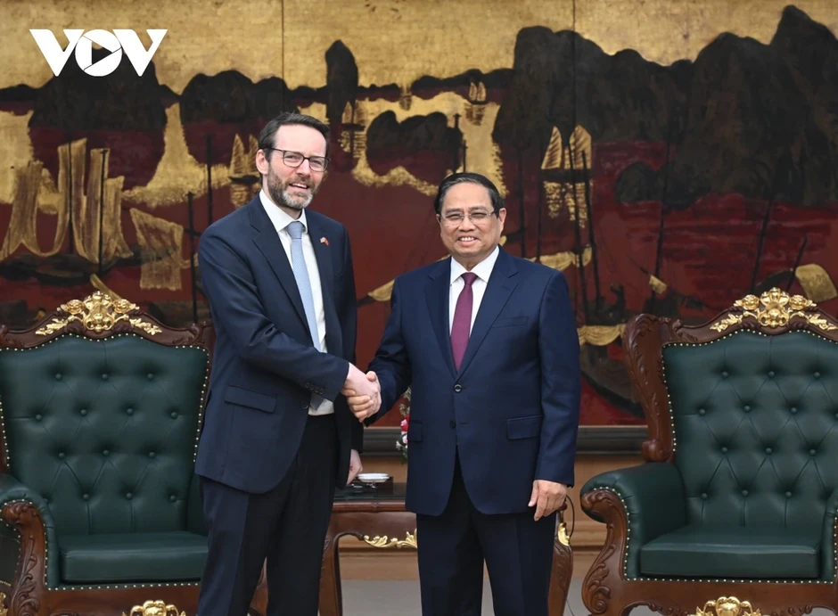 Thủ tướng Chính phủ Phạm Minh Chính tiếp Đại sứ Anh Iain Frew Thủ tướng Chính phủ Phạm Minh Chính tiếp Đại sứ Anh Iain Frew