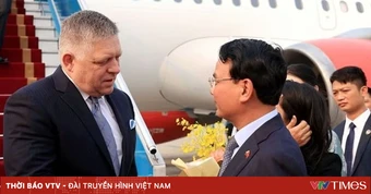 Thủ tướng Cộng hòa Slovakia Robert Fico bắt đầu thăm chính thức Việt Nam