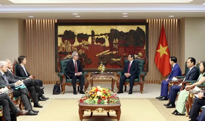 Thủ tướng đề nghị Việt Nam và EU hướng tới trở thành đối tác chiến lược toàn diện trong chống khai thác IUU Thủ tướng đề nghị Việt Nam và EU hướng tới trở thành đối tác chiến lược toàn diện trong chống khai thác IUU
