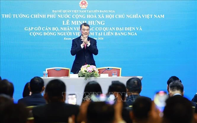 Thủ tướng gặp các cơ quan đại diện và cộng đồng người Việt Nam tại Liên bang Nga Thủ tướng gặp các cơ quan đại diện và cộng đồng người Việt Nam tại Liên bang Nga