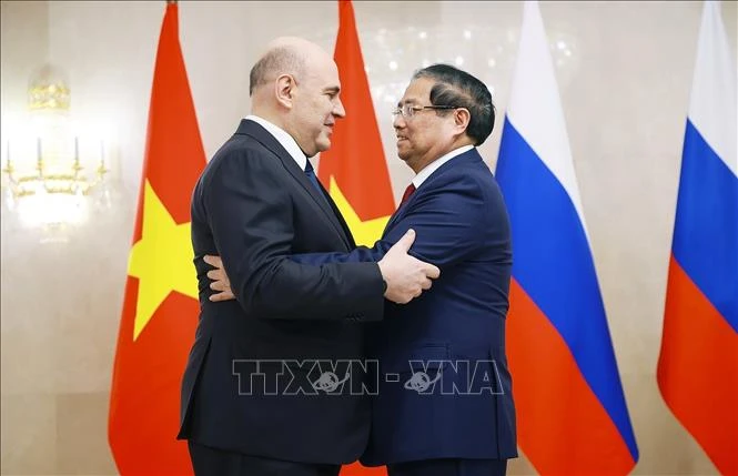 Thủ tướng hội đàm với Thủ tướng Liên bang Nga Thủ tướng hội đàm với Thủ tướng Liên bang Nga