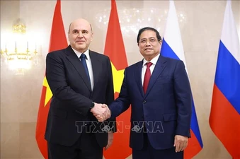 Thủ tướng hội đàm với Thủ tướng Liên bang Nga