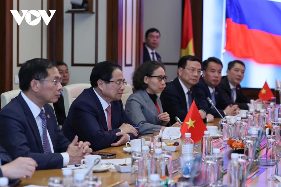 Thủ tướng làm việc với Công ty Zarubezhneft, đối tác hàng đầu dầu khí Việt Nam Thủ tướng làm việc với Công ty Zarubezhneft, đối tác hàng đầu dầu khí Việt Nam