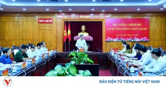 Thủ tướng: Lạng Sơn phát huy lợi thế tỉnh biên giới để tạo động lực tăng trưởng