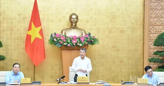 Thủ tướng Lê Minh Hưng chủ trì cuộc họp của Thường trực Đảng ủy Chính phủ và Thường trực Chính phủ
