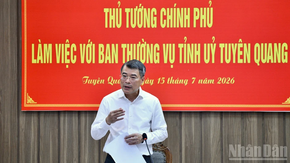 Thủ tướng Lê Minh Hưng chủ trì cuộc làm việc với Ban Thường vụ Tỉnh ủy Tuyên Quang Thủ tướng Lê Minh Hưng chủ trì cuộc làm việc với Ban Thường vụ Tỉnh ủy Tuyên Quang