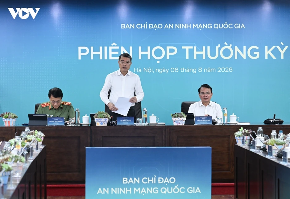 Thủ tướng Lê Minh Hưng chủ trì họp Ban Chỉ đạo An ninh mạng quốc gia