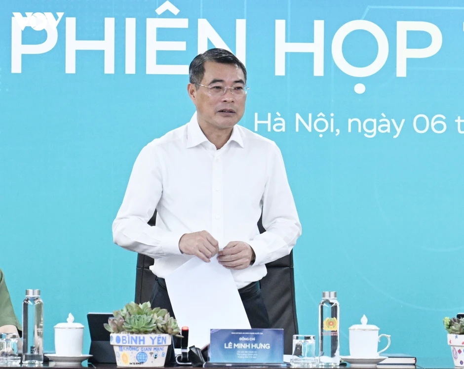 Thủ tướng Lê Minh Hưng chủ trì họp Ban Chỉ đạo An ninh mạng quốc gia