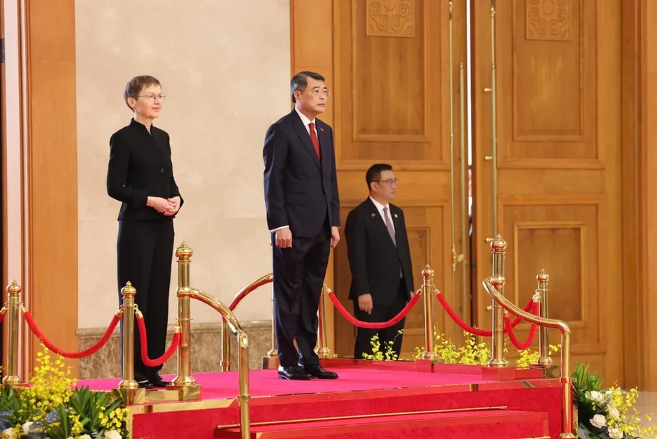 Thủ tướng Lê Minh Hưng chủ trì lễ đón chính thức Thủ tướng Liechtenstein Thủ tướng Lê Minh Hưng chủ trì lễ đón chính thức Thủ tướng Liechtenstein